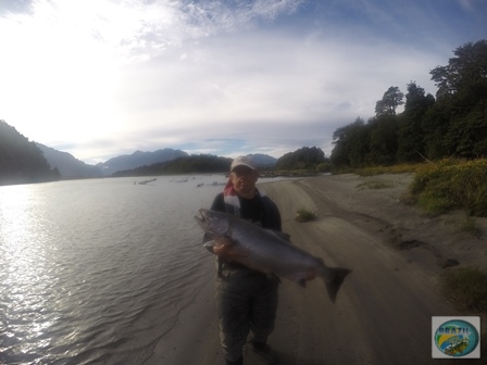 Fotos da pesca esportiva em Chaiten no Chile